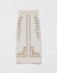 新品eaphi scarf motif knit skirt（チャコルS) 2026年最新】eaphi スカートの人気アイテム - メルカリ