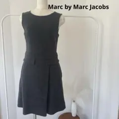 マークバイマークジェイコブス　ノースリーブ　ワンピース グレー　ウール