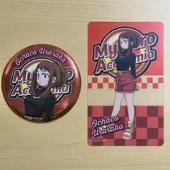 僕のヒーローアカデミア 缶バッジ クリアカード 麗日お茶子