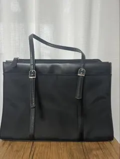 洋服の青山 I.M.G.N 黒 ビジネスバッグ　リクルートバック　就活