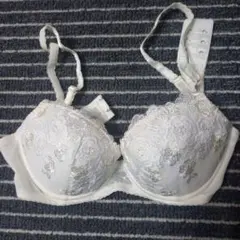 花柄刺繍 ホワイト ブラジャー 70B