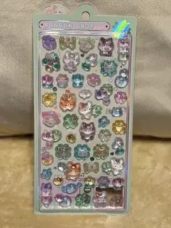 【正規品】ボンボンドロップシール　ねこねこ