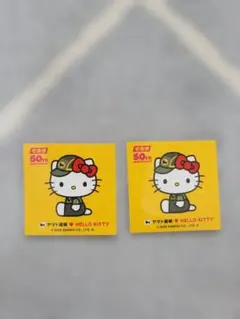 ハローキティ 50周年記念 ステッカー