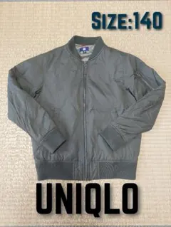 UNIQLO（ユニクロ）ミニタリー ジャケット　カーキ 140