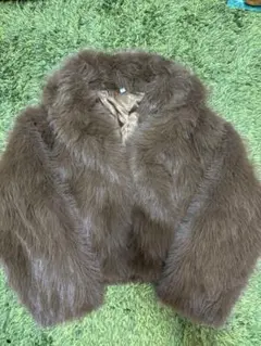 ブラウン ファーコート