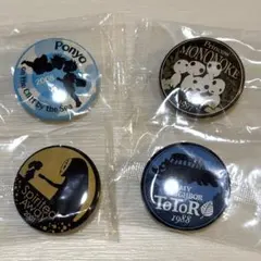 ジブリ　キャラバッジ　缶バッジ　4個セット