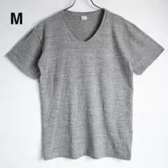 d*i様 【希少】Vネック Tシャツ M グレー 無地 日本製のサムネイル