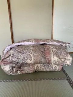 ホワイトダウン　羽毛掛け布団ダブル 190×210㎝　カバー付