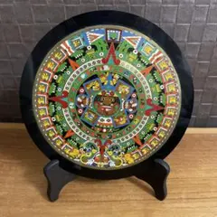 アステカカレンダー装飾品 直径約14cm