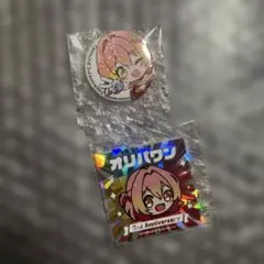 オリパワン 缶バッジ＆シール フルセット 2周年記念 ノベルティ - メルカリ