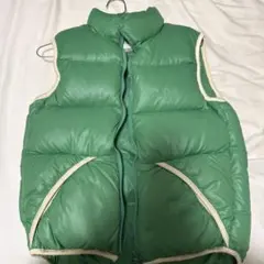 【値下げ受け付けます】BEAMS BOY グリーン ダウンベスト