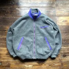 80s モンベル フリース ジャケット 丸文字タグ