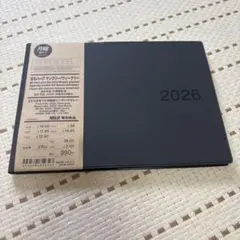 無印良品　B5 ハーフ マンスリー ウィークリー 2026年　黒のサムネイル