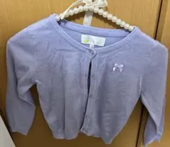 【子供服】カーディガン　パープル　104センチ