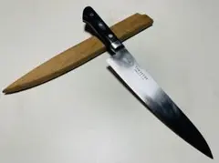 銀三 本鍛造 なしじ 和牛刀 包丁 21cm 牛刀 両刃 黒檀八角柄 - メルカリ