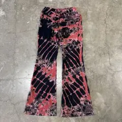 タイダイデザイン フレアパンツ M y2k