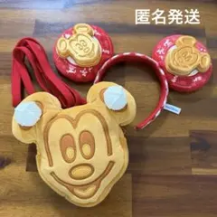 ディズニー ワッフルカチューシャ ショルダーバッグ セット