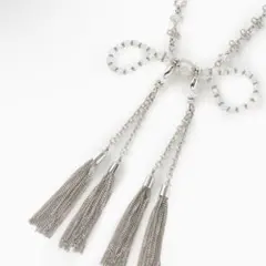 タナカダイスケcrystal ribbon necklace本日限定値下げ - メルカリ