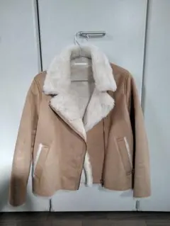 UNIQLOユニクロ ボアジャケットライダースムートンコートフリース