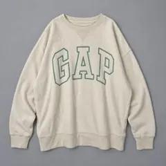 00s OLD GAP ビッグロゴ 短丈 オーバーサイズ スウェット　Mサイズ