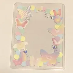 no.25 トレカデコケース パステル  韓国作家 シール 硬質ケースデコ