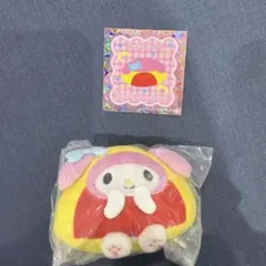 ニッコリーノ×サンリオ　ぬいぐるみマスコット　マイメロ　オムライス