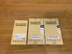 G0407-11★iPhone14Pro用プレミアム強化ガラスフィルム3点