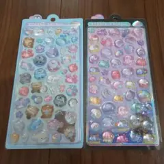 水族館限定 ボンボンドロップシール くらげ 海の生き物