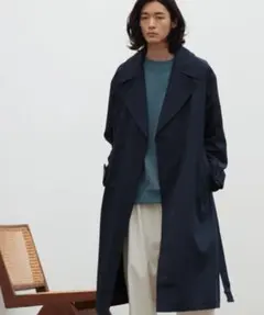 WYM LIDNM ネイビー トレンチコート