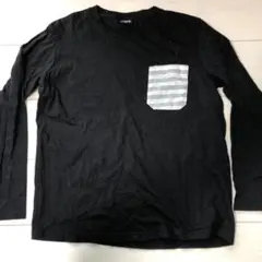 Tシャツ　M カットソー　黒サイズ140から150位