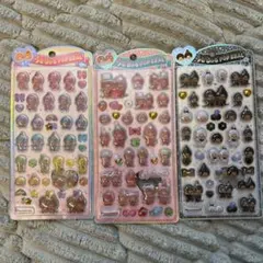 もんちっち　うるちゅるステッカー