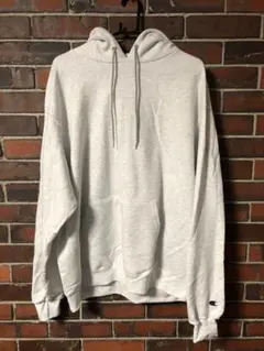 Champion 9oz 裏起毛 プルオーバー パーカー L シルバー グレー