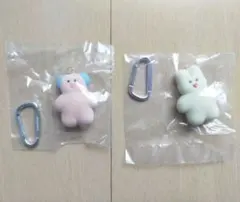 2種 mojojojo フィギュアマスコット vol.3　ピンク 白 ガチャ