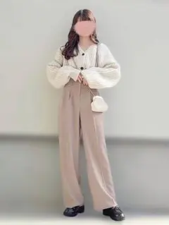 zY139【S】スナイデル バックレースアップハイウエストパンツ