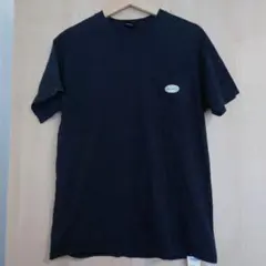 MANASTASH　マナスタッシュ　胸元ポケット&ワッペン　ブラック　Tシャツ