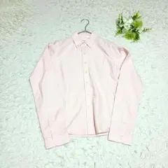 アバクロ/abercro/長袖シャツ/XS/ボタンダウン/ストライプ/ピンク