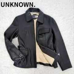 美品✨️UNKNOWN アンノウンイギリス　ヴィンテージ 上質レザージャケット