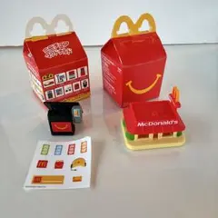 マクドナルド 「ミニチュアマクドナルド」第1弾 おみせ+レジスター 2個セット