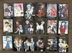 新世紀エヴァンゲリオン　カードダス　18枚セット　シンジ　アスカ　レイ　カヲル