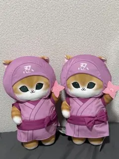 mofusand 忍者にゃん BIGぬいぐるみ 2点セット