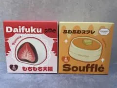 【未開封】TOKOTOYZ スクイーズ 3個セット スフレ スイスロール 大福 未開封】TOKOTOYZ スクイーズ 3個セット スフレ スイスロール 大福