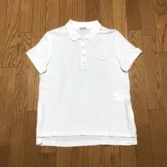 未使用級　MONCLER モンクレール ポロシャツ オフホワイト レディース　S 楽天市場】モンクレール MONCLER ポロシャツ レディース 半袖