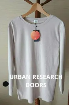【タグ付き未使用】［アーバンリサーチドアーズ］ テレコクルーネックTシャツ