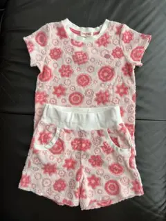 TINKERBELL 花柄上下セット 120