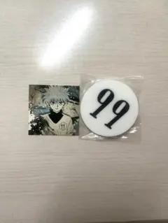 ハンターハンター　キルア　試験ナンバープレート ステッカー 冨樫義博展