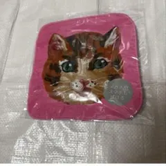 美品　ナタリー・レテ　アニマルフェイスハンドクロス　ハンカチ　マルチタオル　猫のサムネイル