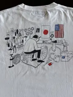 CHARI&CO 花井祐介氏コラボTシャツ ホワイト Mサイズのサムネイル