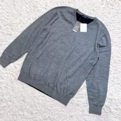 【s31】✨新品✨DoCLASSE ニット　セーター　グレーのサムネイル