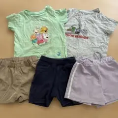 ベビー服セット Tシャツとショートパンツ