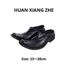 HUANXIANGZHE | Square Toe Leather Derbyのサムネイル